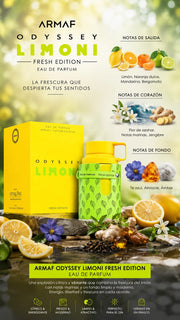 Armaf Odyssey Limoni Fresh Edition Eau de Parfum 100ml Original