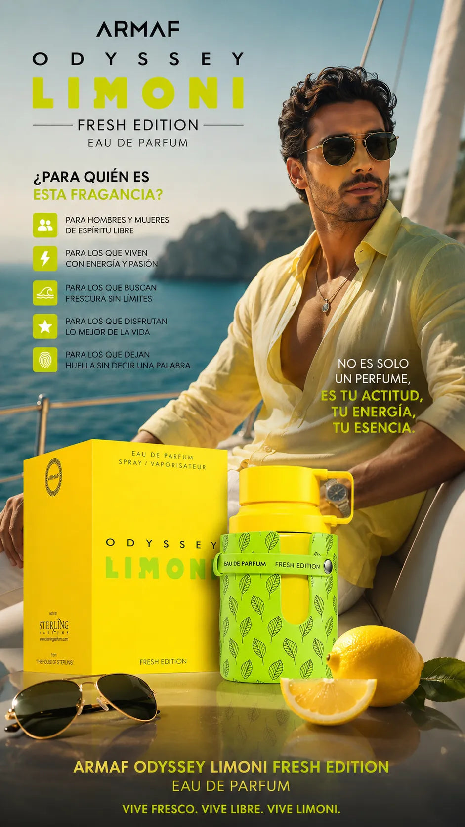 Armaf Odyssey Limoni Fresh Edition Eau de Parfum 100ml Original