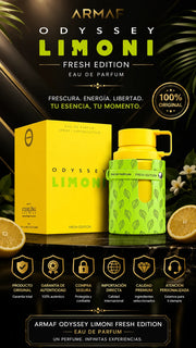 Armaf Odyssey Limoni Fresh Edition Eau de Parfum 100ml Original