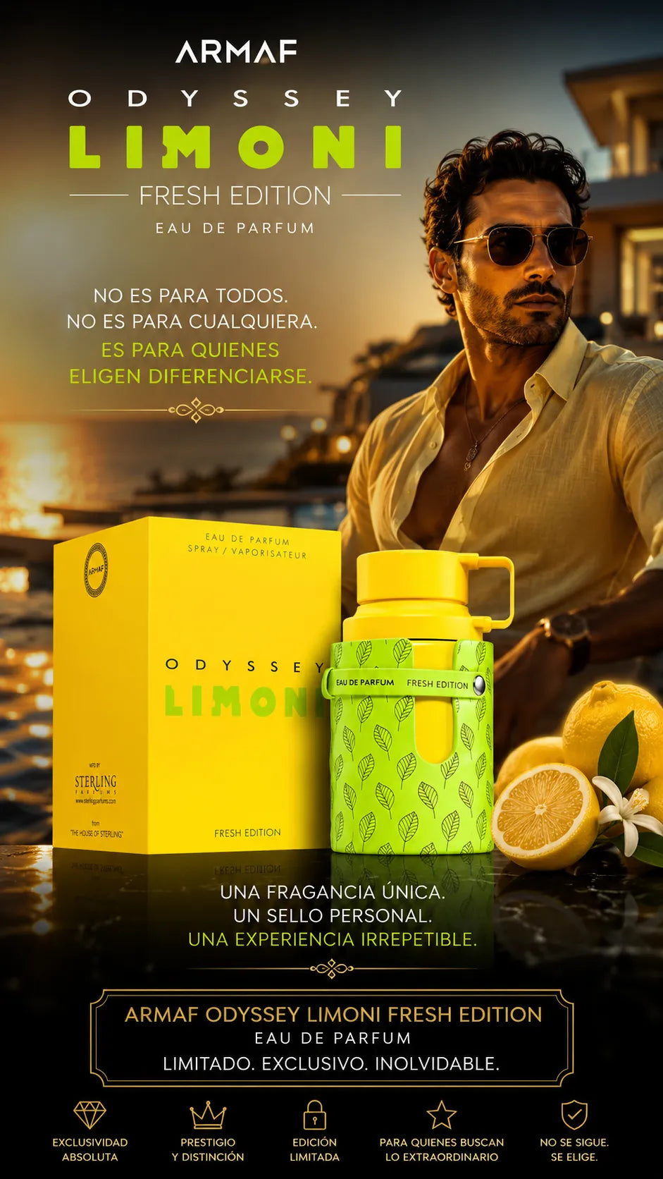 Armaf Odyssey Limoni Fresh Edition Eau de Parfum 100ml Original
