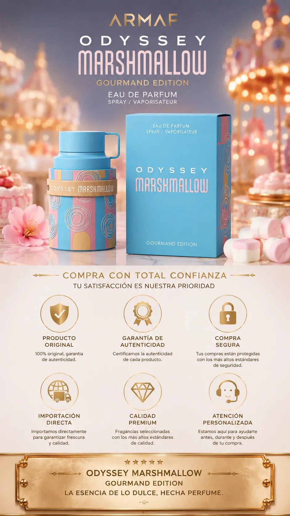 Armaf Odyssey Marshmallow Gourmand Edition Eau de Parfum Original
