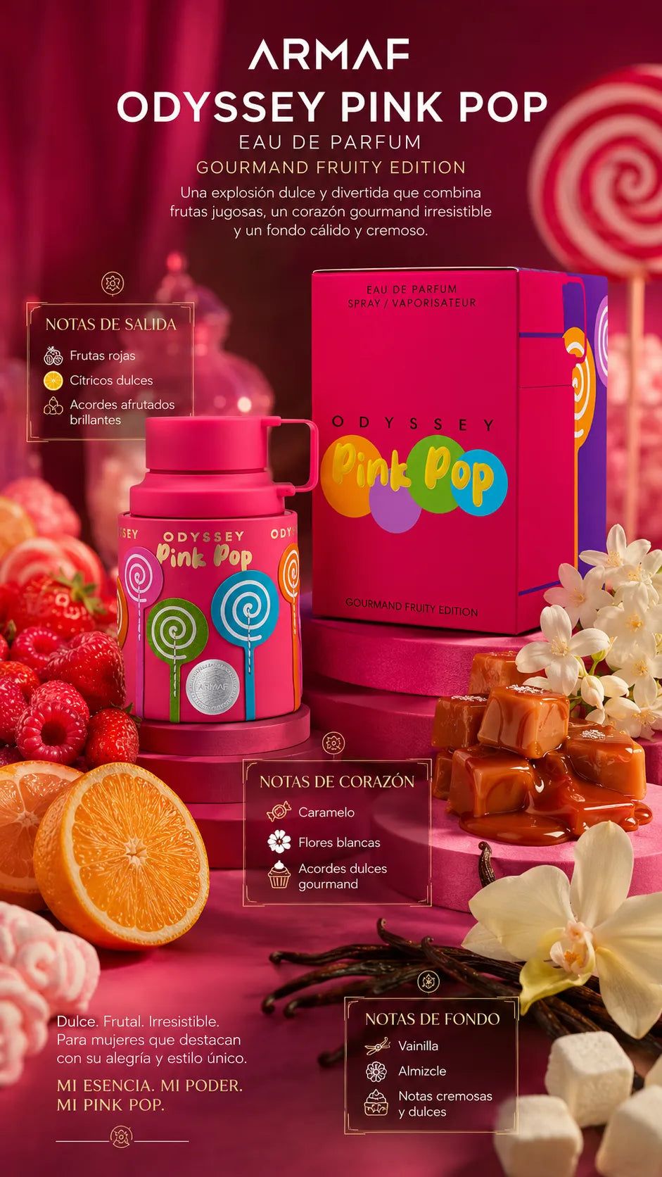Armaf Odyssey Pink Pop Eau de Parfum 100ml Original