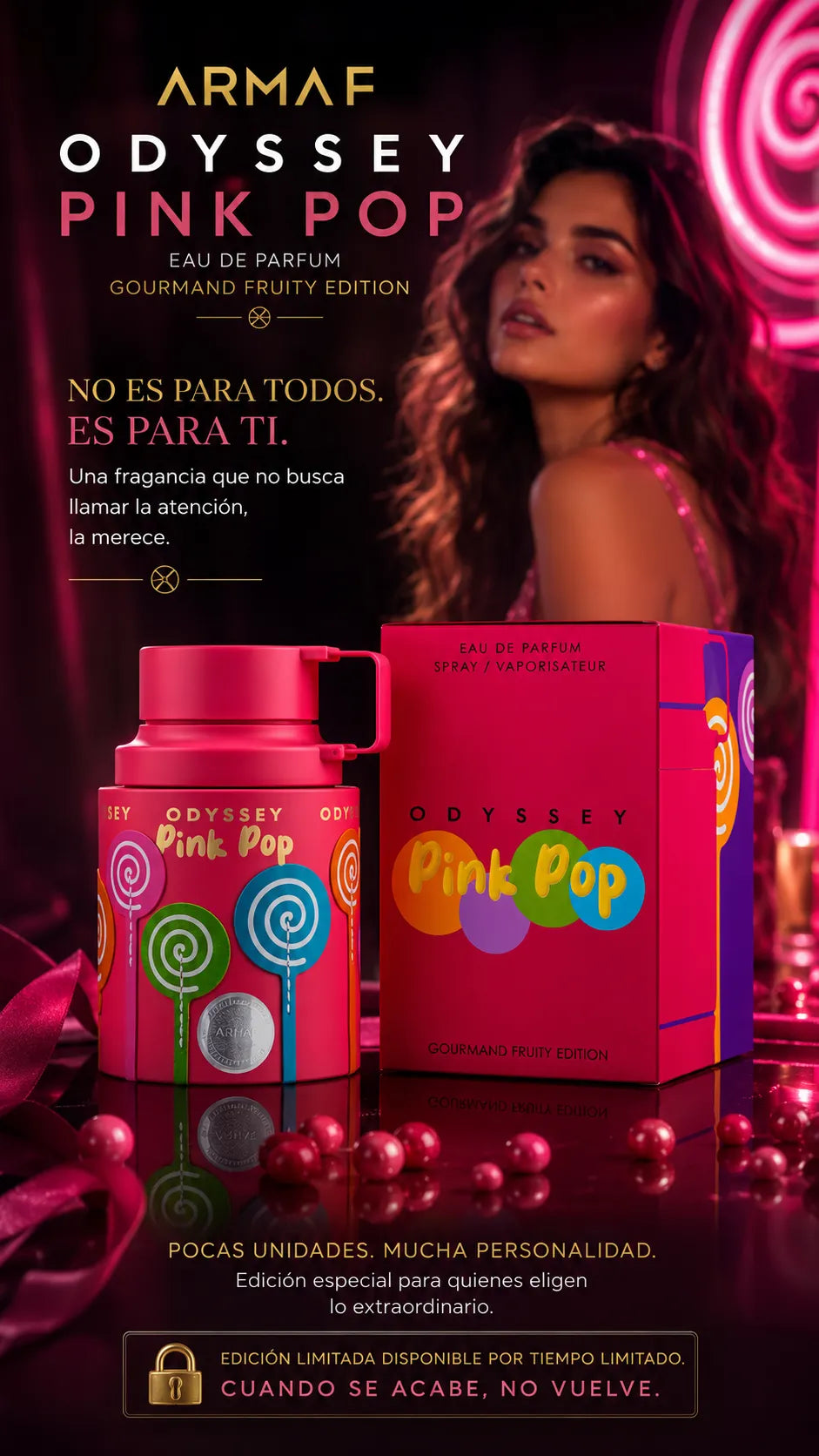 Armaf Odyssey Pink Pop Eau de Parfum 100ml Original