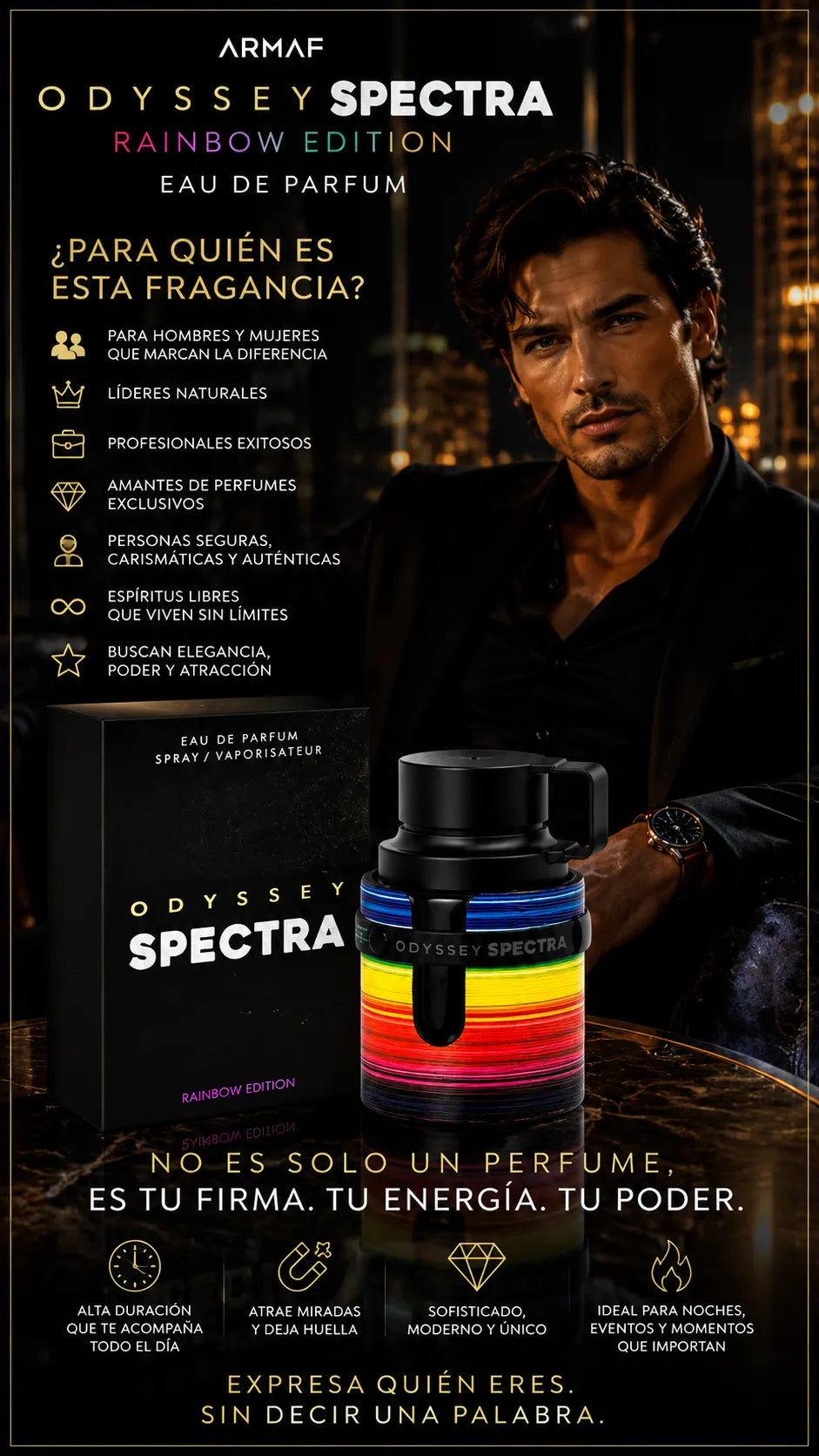 Armaf Odyssey Spectra Rainbow Edition Eau de Parfum 100ml Original