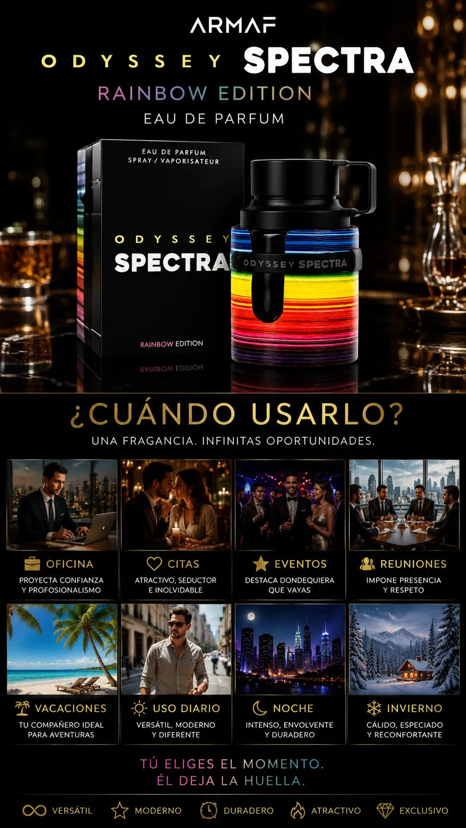 Armaf Odyssey Spectra Rainbow Edition Eau de Parfum 100ml Original