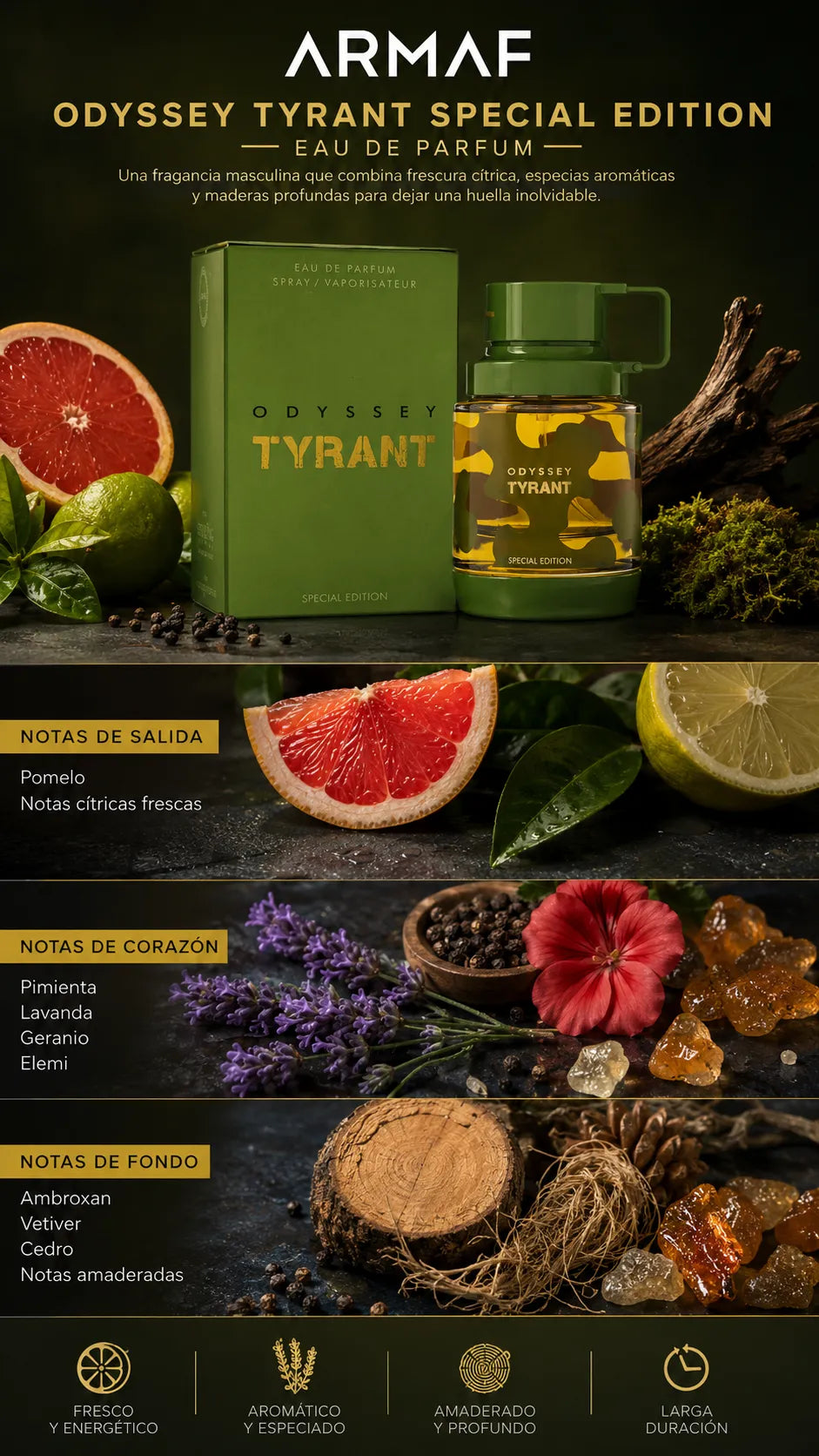 Armaf Odyssey Tyrant Special Edition Eau de Parfum 100ml Original