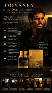 Armaf Odyssey Wild One Gold Edition Eau de Parfum 100ml Original