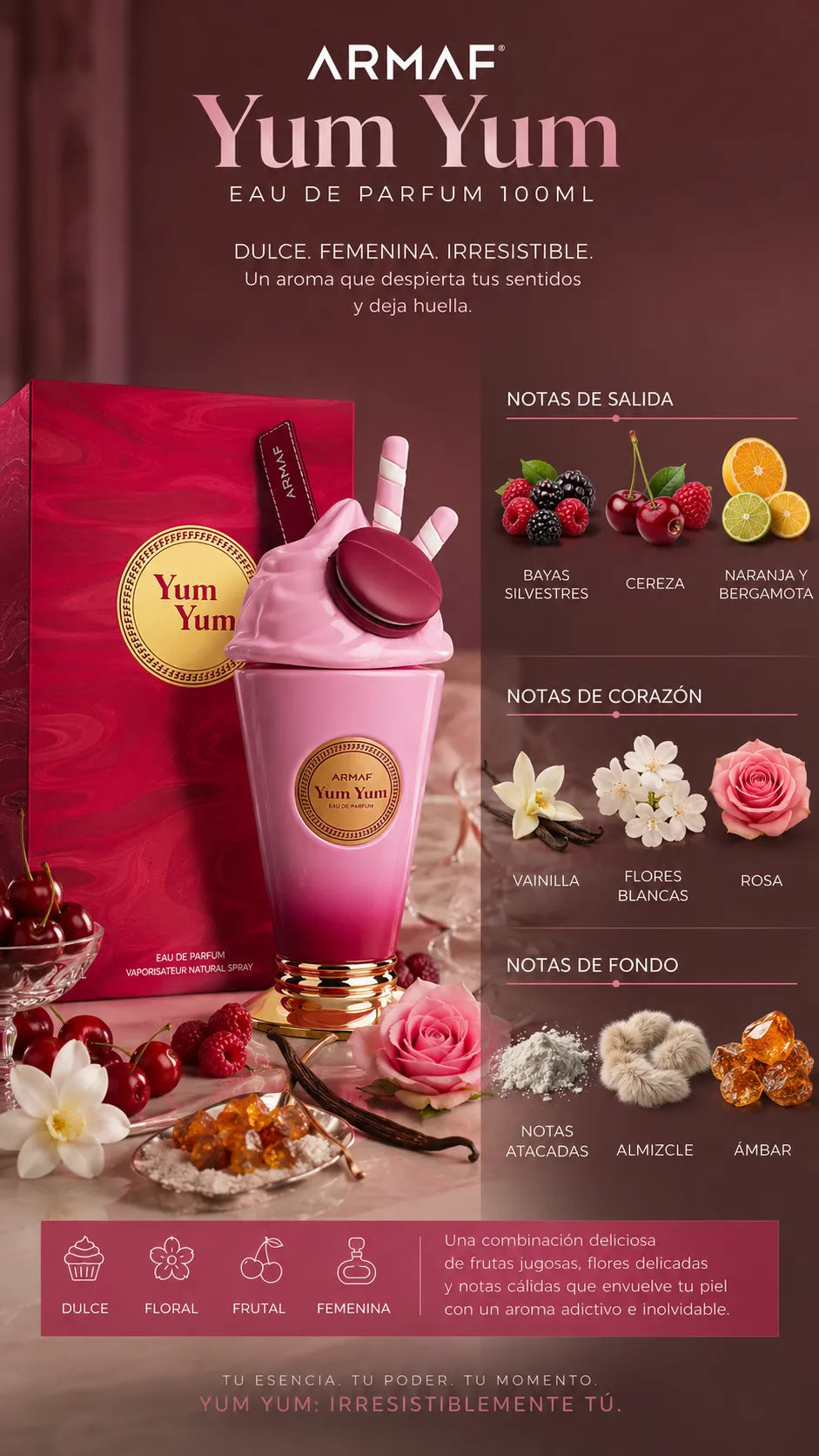 Perfume Armaf Yum Yum Eau de Parfum 100ml Original