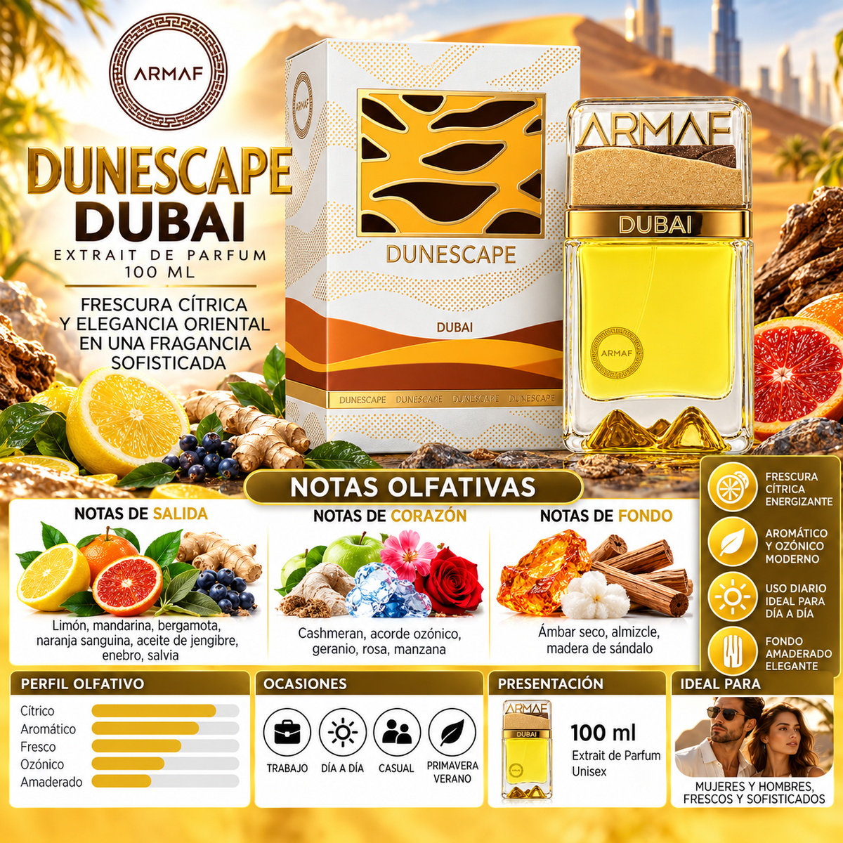 Armaf Dunescape Extrait de Parfum 100ml Unisex — imagen 2