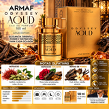 Armaf Odyssey Aoud Eau de Parfum 100ml - Original y Exclusivo