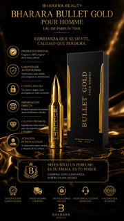 Bharara Bullet Gold Pour Homme Eau de Parfum 75ml Original