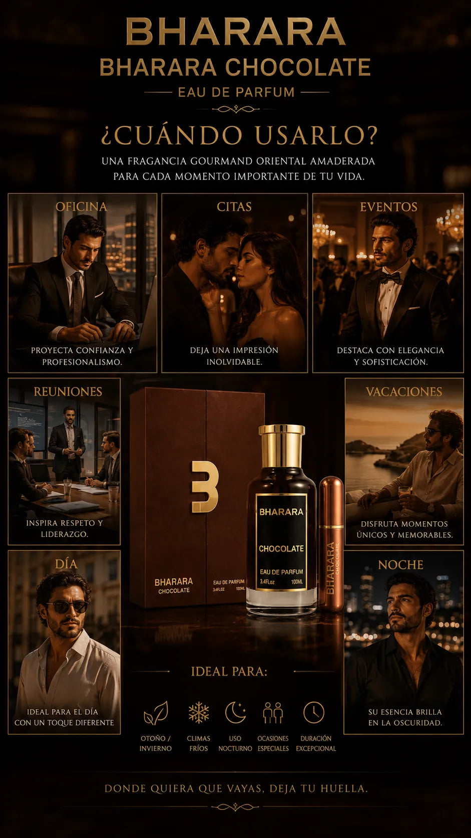 Perfume Bharara Chocolate Eau de Parfum 100ml Original