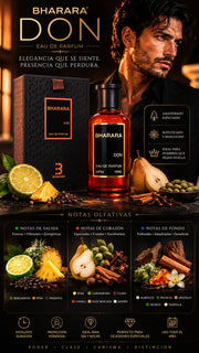 Perfume Bharara Don Eau de Parfum 100ml Original