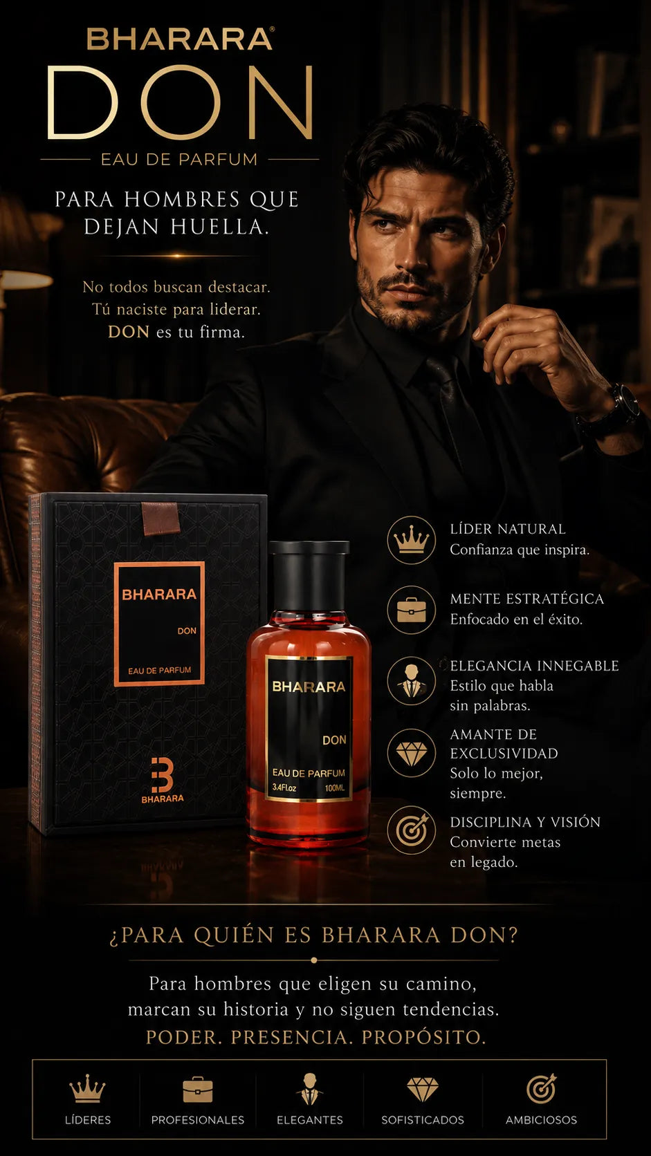 Perfume Bharara Don Eau de Parfum 100ml Original