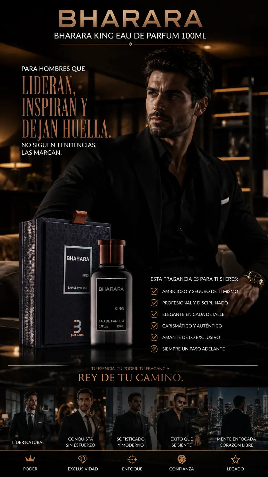 Perfume Bharara King Eau de Parfum 100ml Original