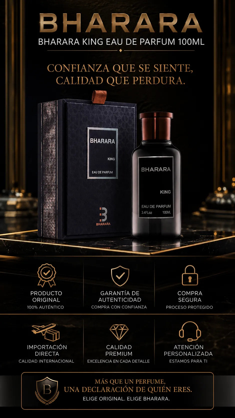 Perfume Bharara King Eau de Parfum 100ml Original