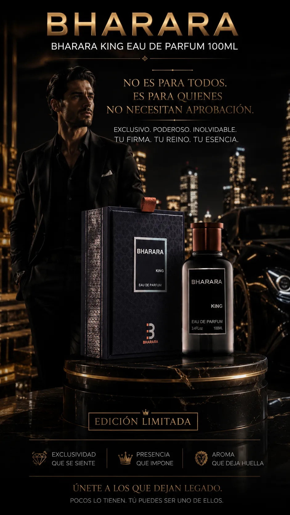 Perfume Bharara King Eau de Parfum 100ml Original