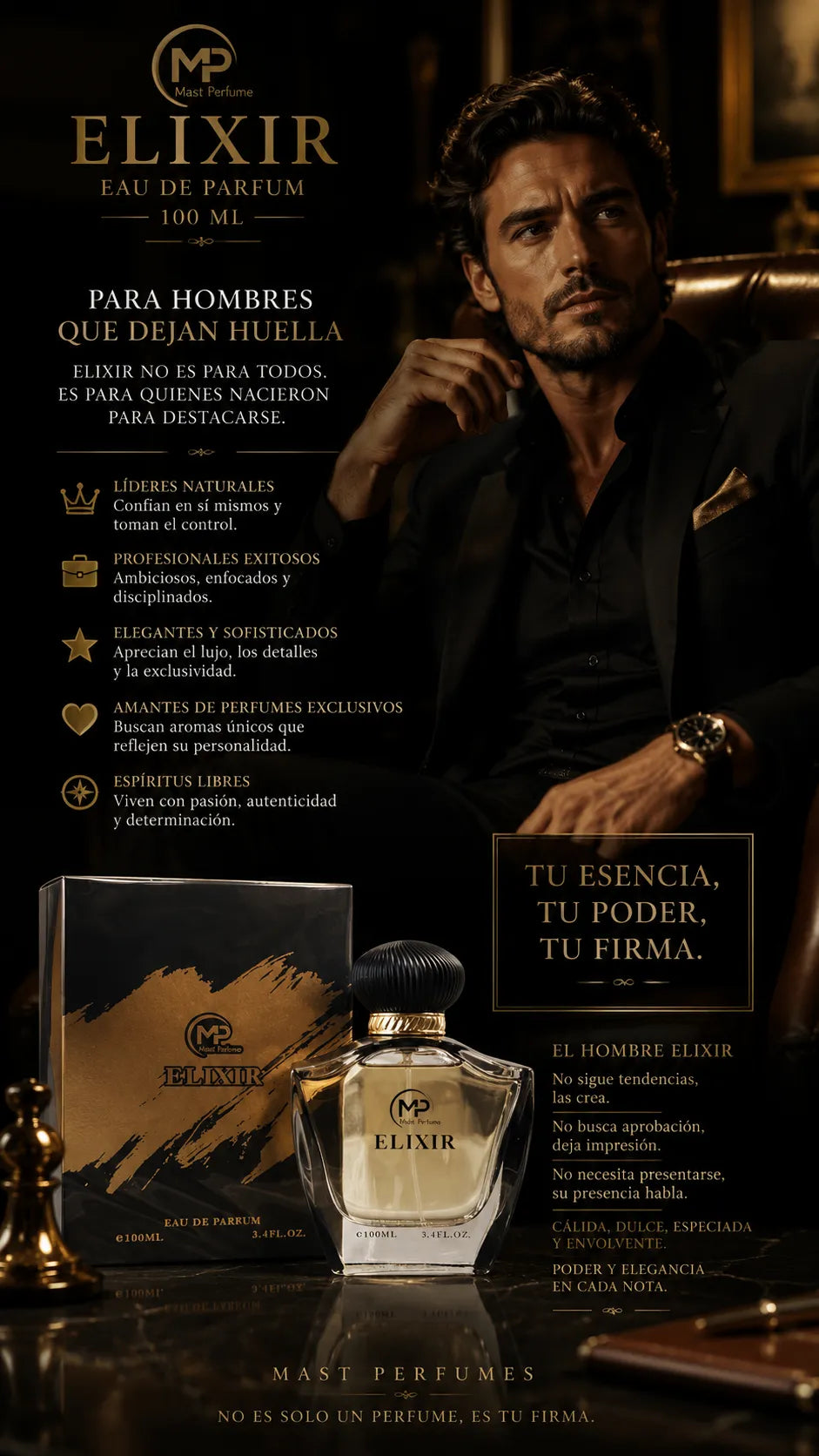 Mast Perfume Elixir Eau de Parfum 100ml Original