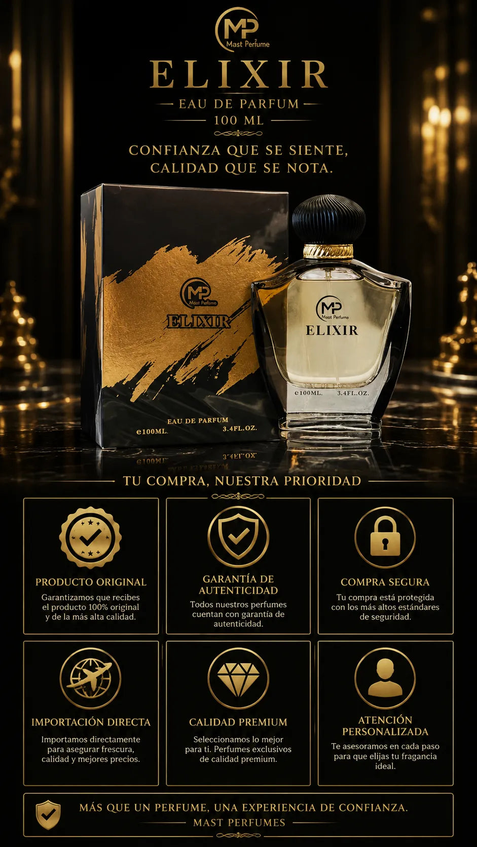 Mast Perfume Elixir Eau de Parfum 100ml Original