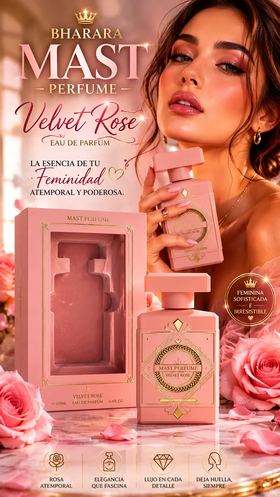 Mast Perfume Velvet Rose Eau de Parfum 100ml Original