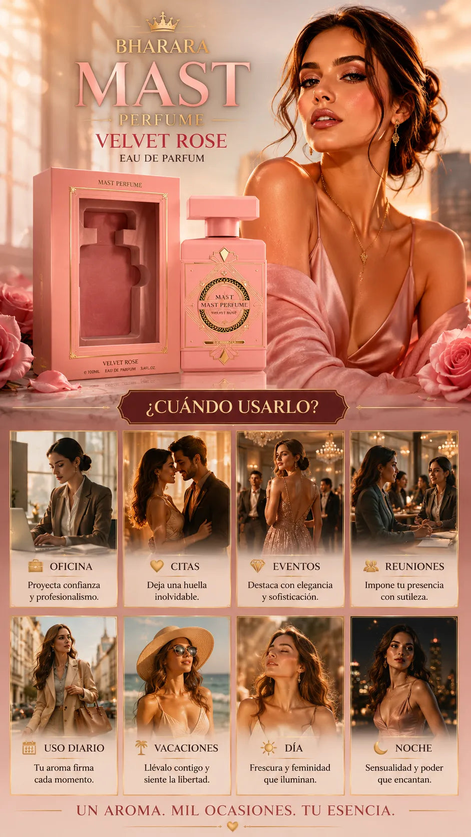 Mast Perfume Velvet Rose Eau de Parfum 100ml Original