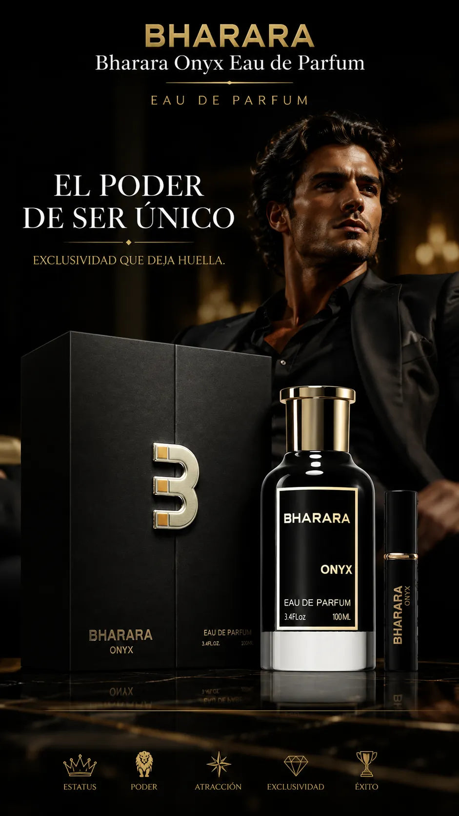 Perfume Bharara Onyx Eau de Parfum 100ml Original