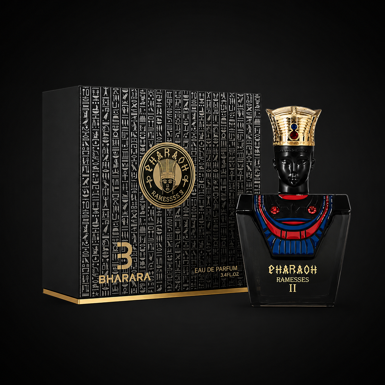 Perfume Bharara Pharaoh Ramesses II Eau de Parfum 100ml Original