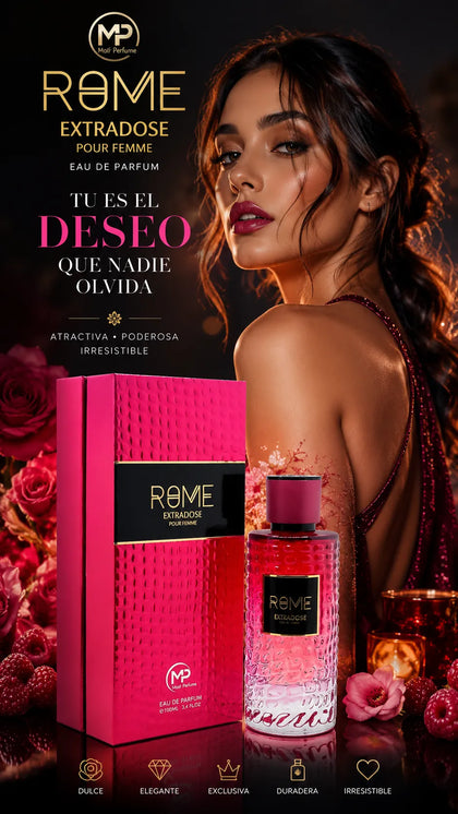 Perfume Bharara Mast Rome Extradose Pour Femme Eau de Parfum 100ml Original