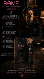 Perfume Bharara Perfume Rome Extradose Pour Homme Eau de Parfum 100ml Original
