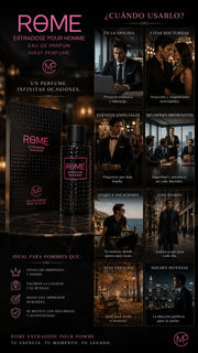 Perfume Bharara Perfume Rome Extradose Pour Homme Eau de Parfum 100ml Original