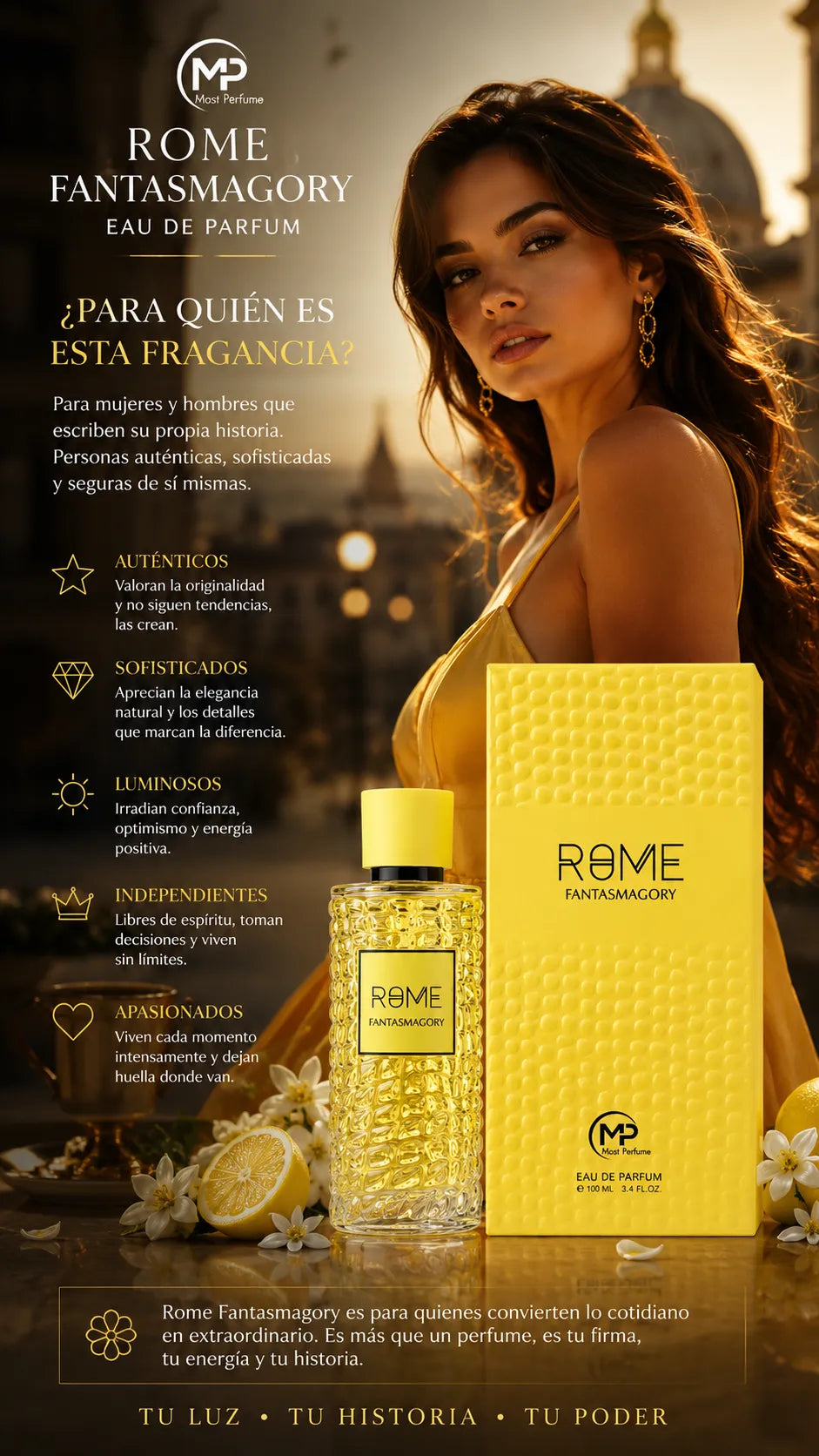 Perfume Bharara Mast Perfume Rome Fantasmagory Eau de Parfum 100ml Original