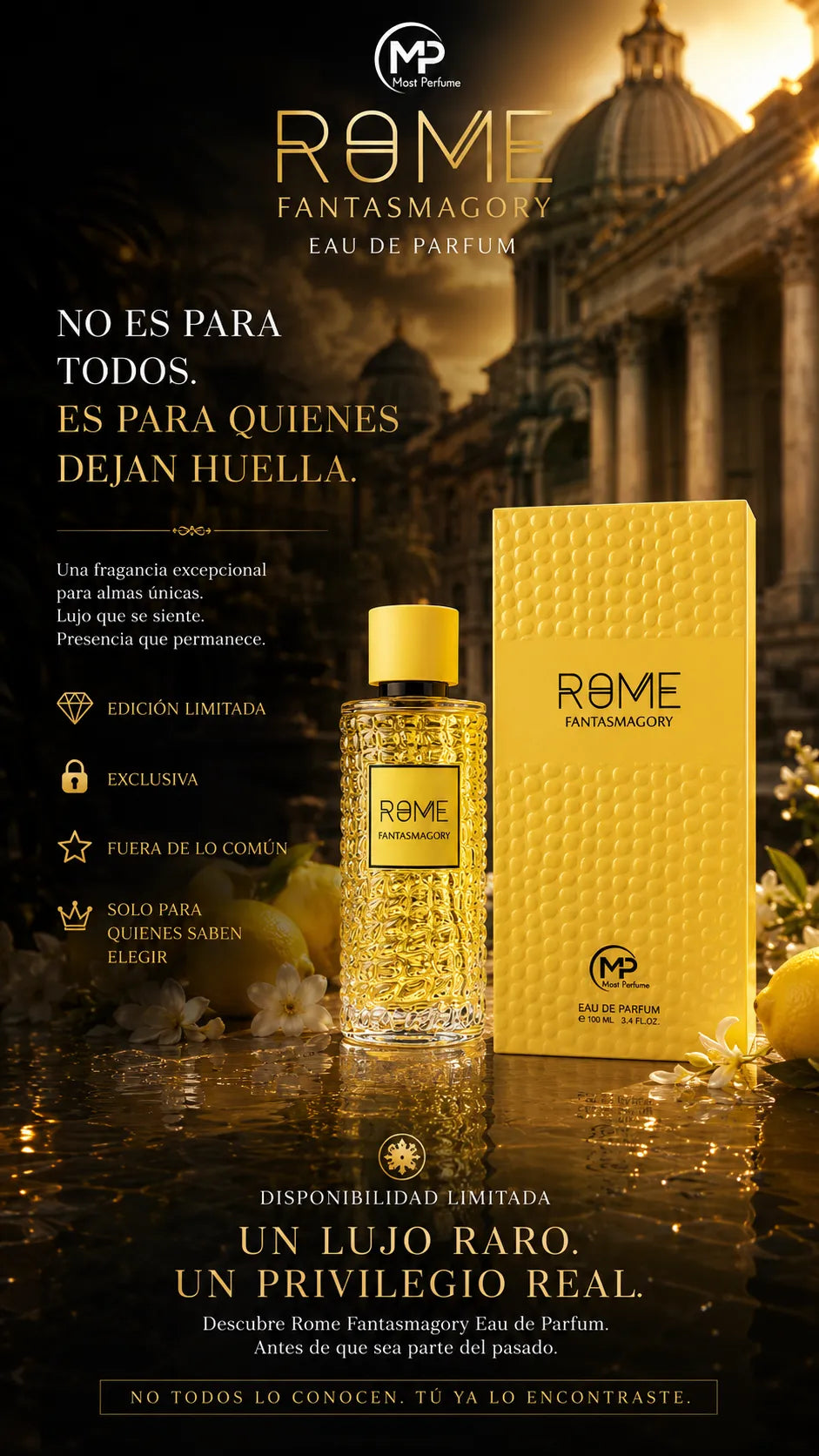 Perfume Bharara Mast Perfume Rome Fantasmagory Eau de Parfum 100ml Original