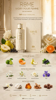 Perfume Bharara Rome Ivory Pour Femme Eau de Parfum 100ml Original