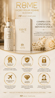 Perfume Bharara Rome Ivory Pour Femme Eau de Parfum 100ml Original