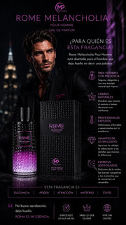 Perfume Bharara Rome Melancholia Pour Homme Eau de Parfum 100ml Original