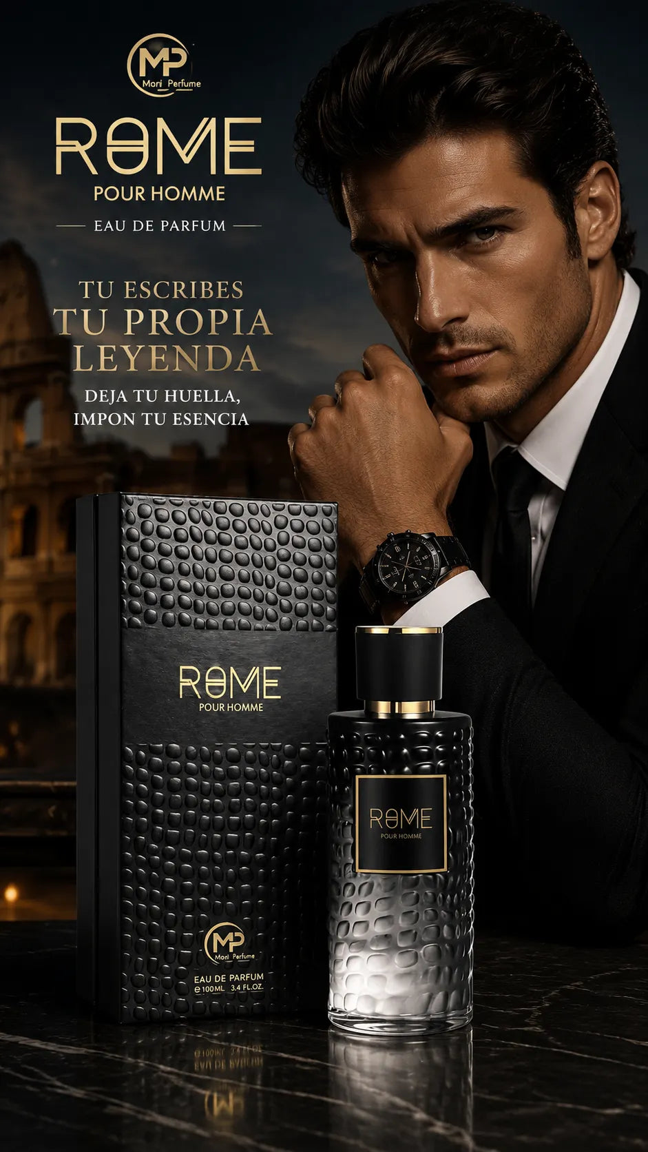 Perfume Bharara Rome Pour Homme Eau de Parfum 100ml Original