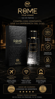 Perfume Bharara Rome Pour Homme Eau de Parfum 100ml Original