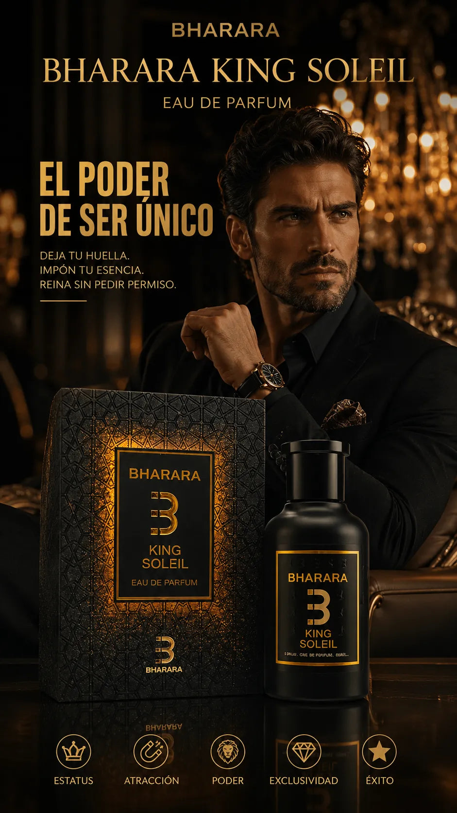 Bharara King Soleil Eau de Parfum 100ml Original