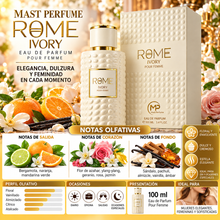 Perfume Bharara Rome Ivory Pour Femme Eau de Parfum 100ml Mujer