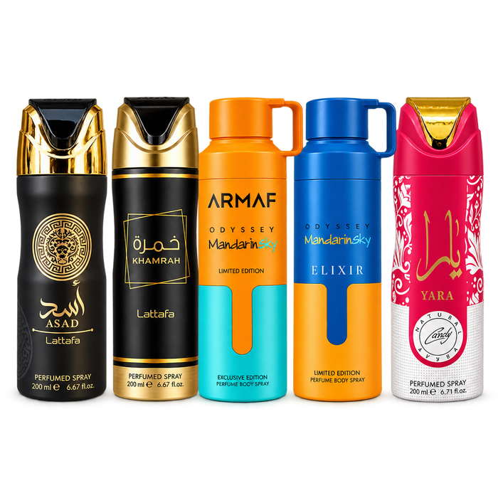 Body sprays árabes para hombre y mujer – Larga Duración