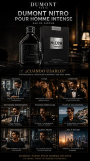 Dumont Nitro Pour Homme Intense Eau de Parfum 100ml Original