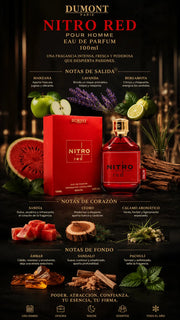 Dumont Paris Nitro Red Pour Homme Eau de Parfum 100ml Original