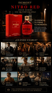 Dumont Paris Nitro Red Pour Homme Eau de Parfum 100ml Original