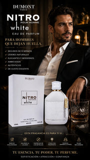Dumont Paris Nitro White Pour Homme Eau de Parfum 100ml Original