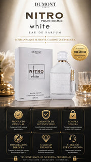 Dumont Paris Nitro White Pour Homme Eau de Parfum 100ml Original