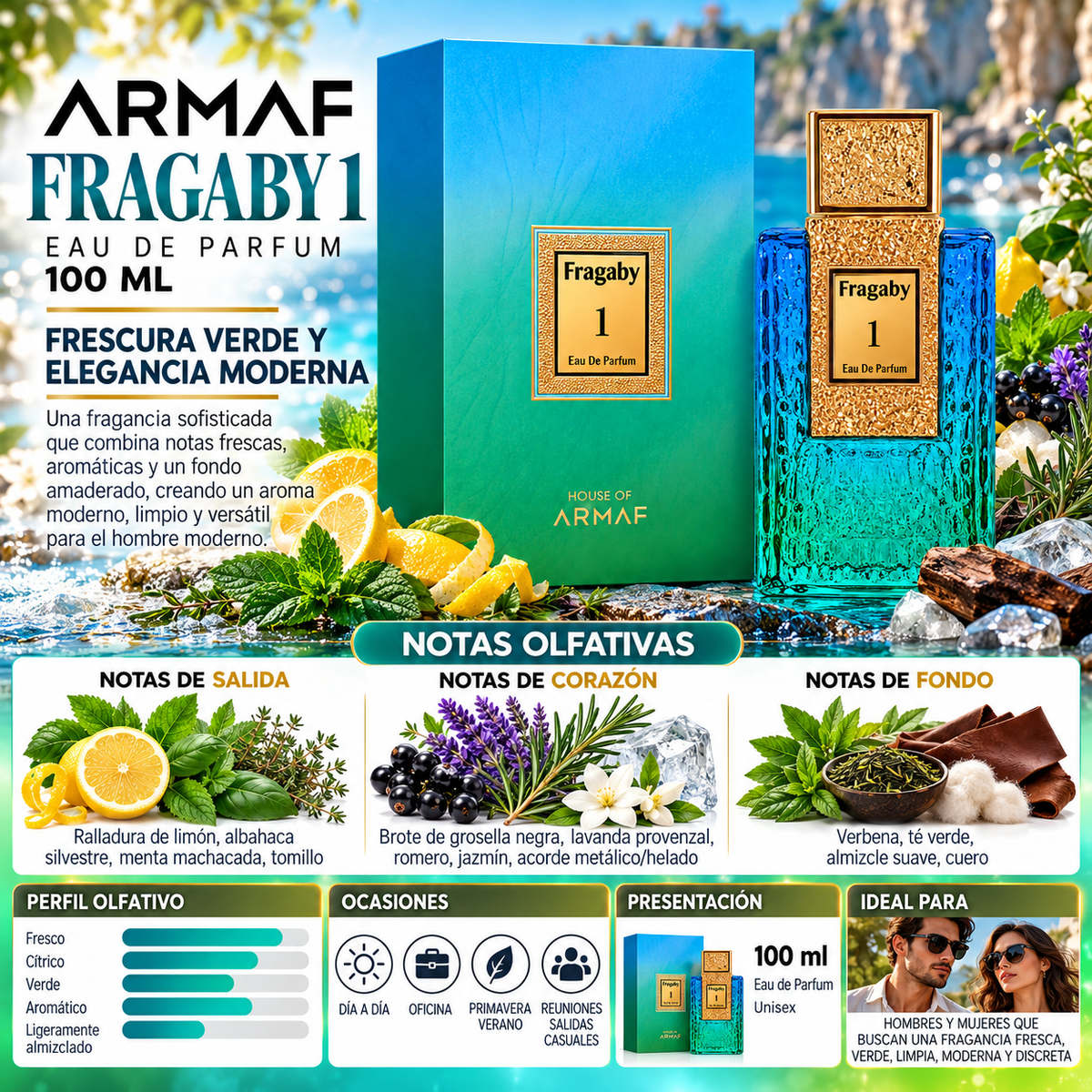 Armaf Fragaby 1 - Eau de Parfum 100ml Original — imagen 2
