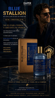 Perfume Emper Blue Stallion By Stallion 53 Eau de Parfum 100ml + 20ml Original