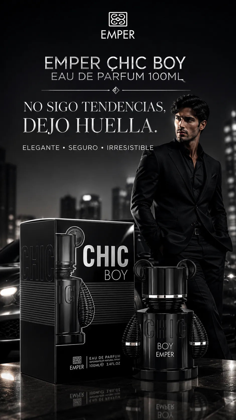 Perfume Emper Chic Boy Eau de Parfum 100ml Original