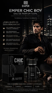 Perfume Emper Chic Boy Eau de Parfum 100ml Original