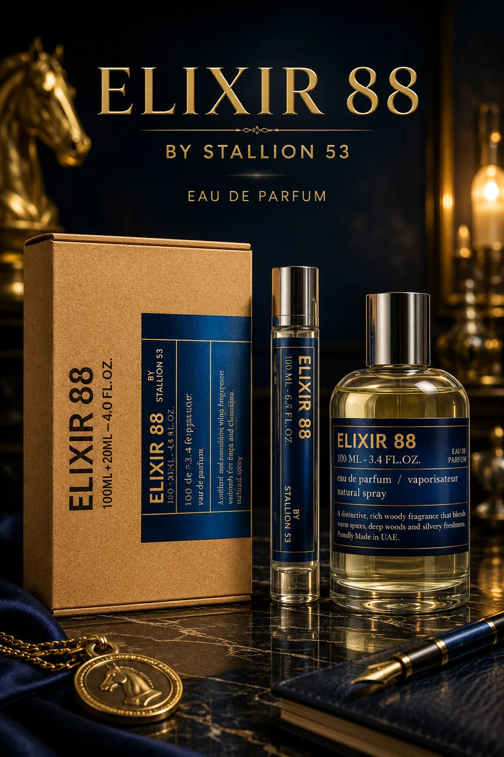 Perfume Emper Elixir 88 original 100ml hombre envío rápido Colombia